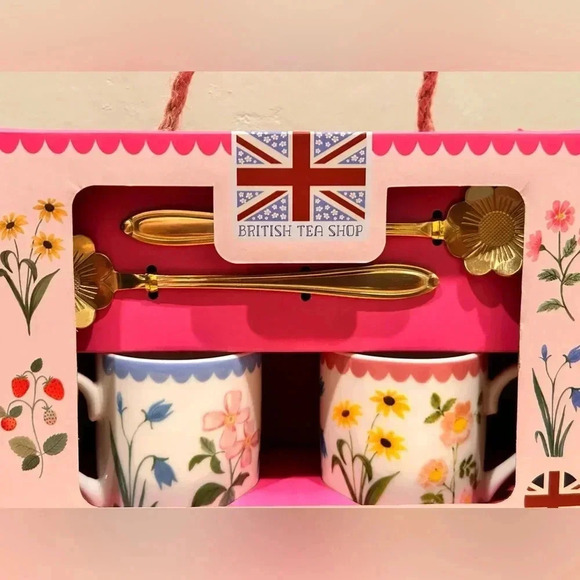 BRITISH TEA SHOP ESPRESSO CUP SET. MADE BY BLUEBIRD & WILLOW - Picture 5 of 7